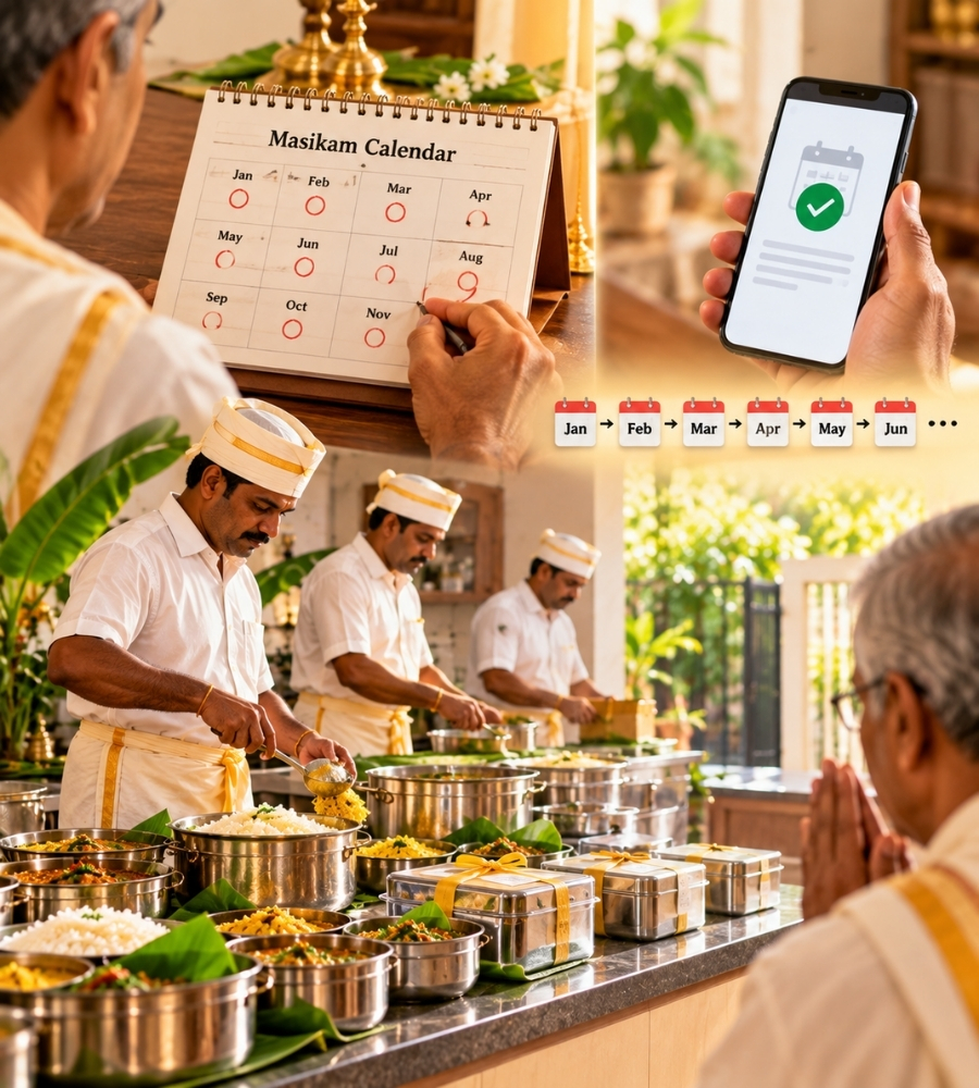 Masikam meal prepared by Vigneshwara Caterers in Hyderabad